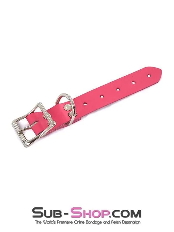 0724A      8" Bondage Gear Extender Strap, Hot Pink