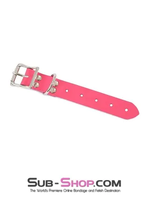 0724A      8" Bondage Gear Extender Strap, Hot Pink