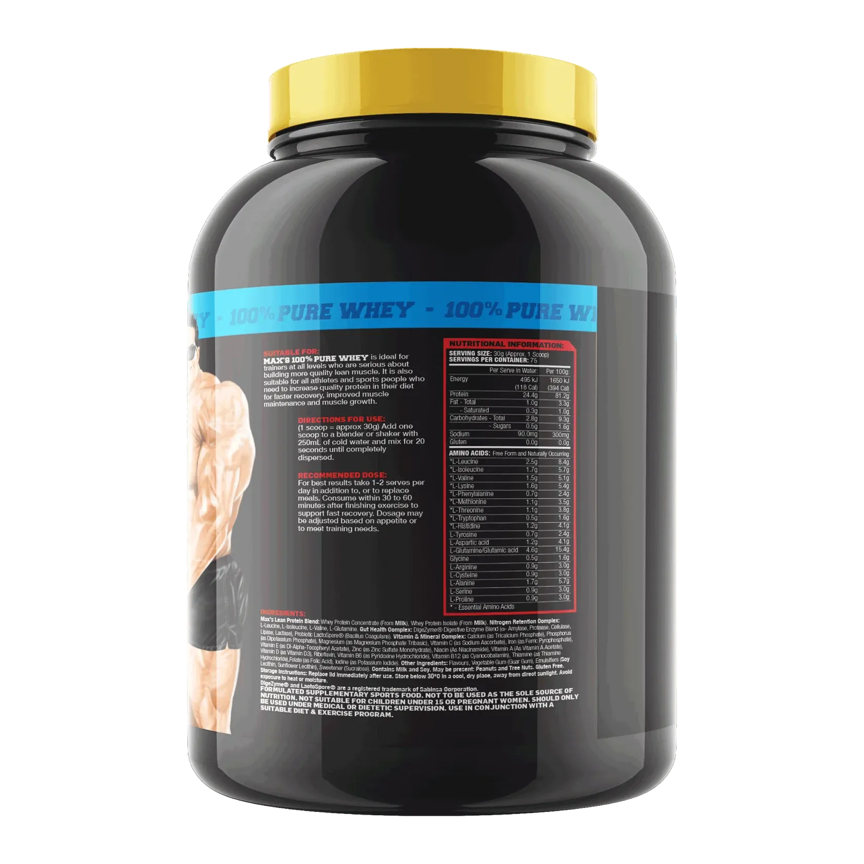 100% Whey Protein by Maxs