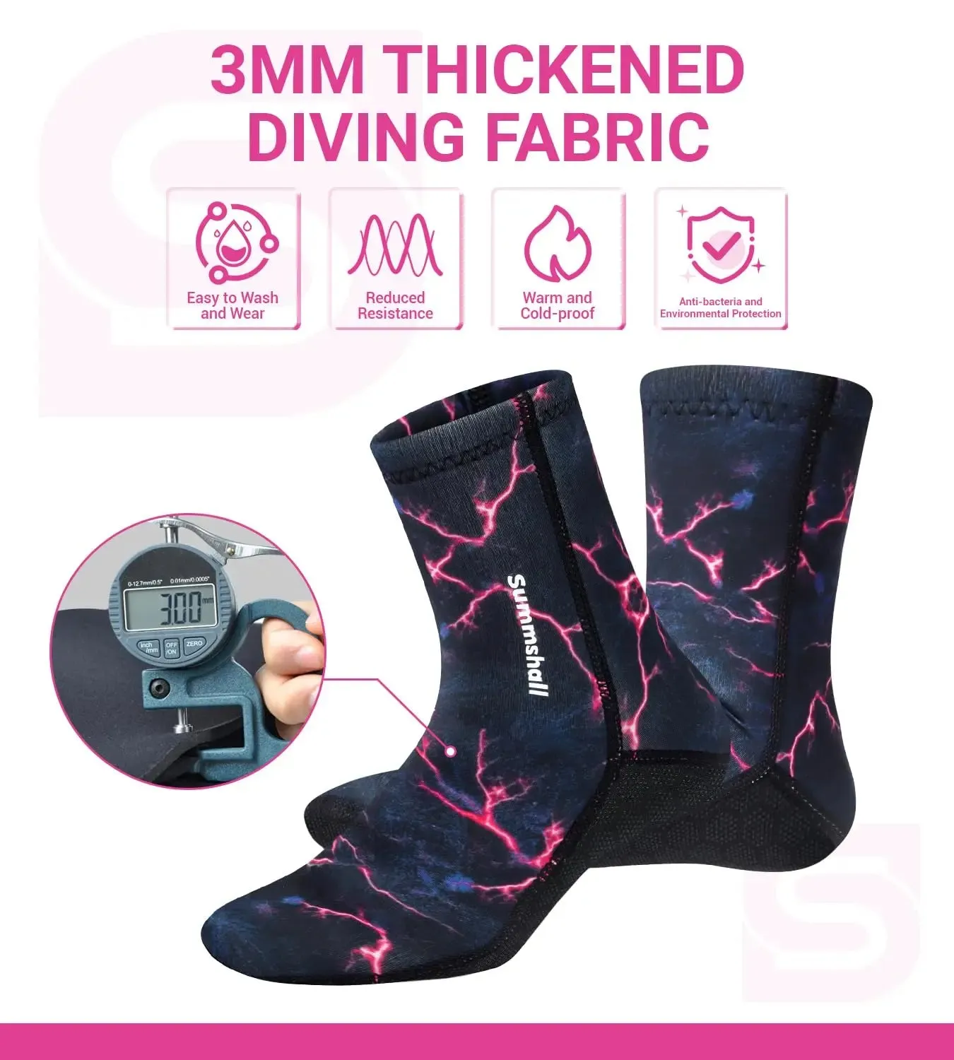 3mm Neoprene Socks Diving