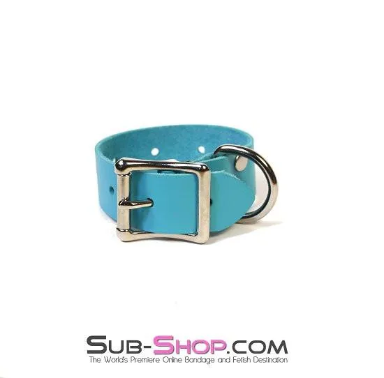 5753A      Bondage Gear Extender Strap, Diamond Blue Leather