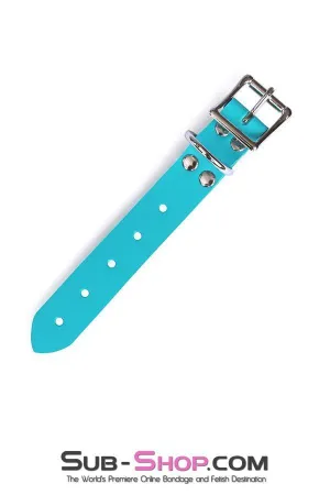 5753A      Bondage Gear Extender Strap, Diamond Blue Leather
