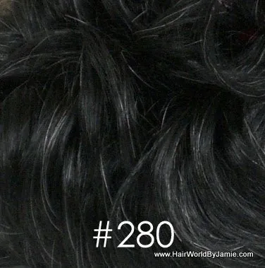 6" Straight Hair Clip On Human Hair Piece, Clip In Bangs, Volumizer