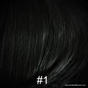6" Straight Hair Clip On Human Hair Piece, Clip In Bangs, Volumizer