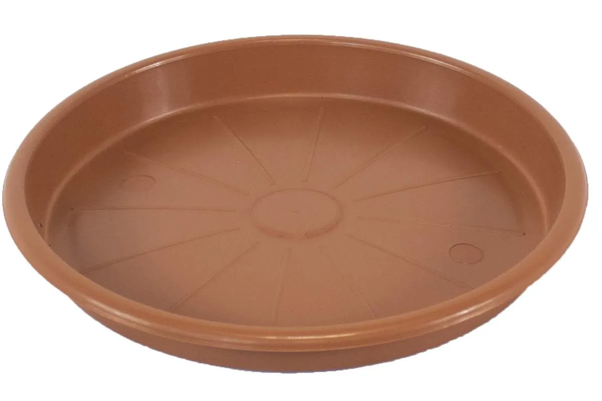 9" Terra Cotta Pot and Saucer - Plastic