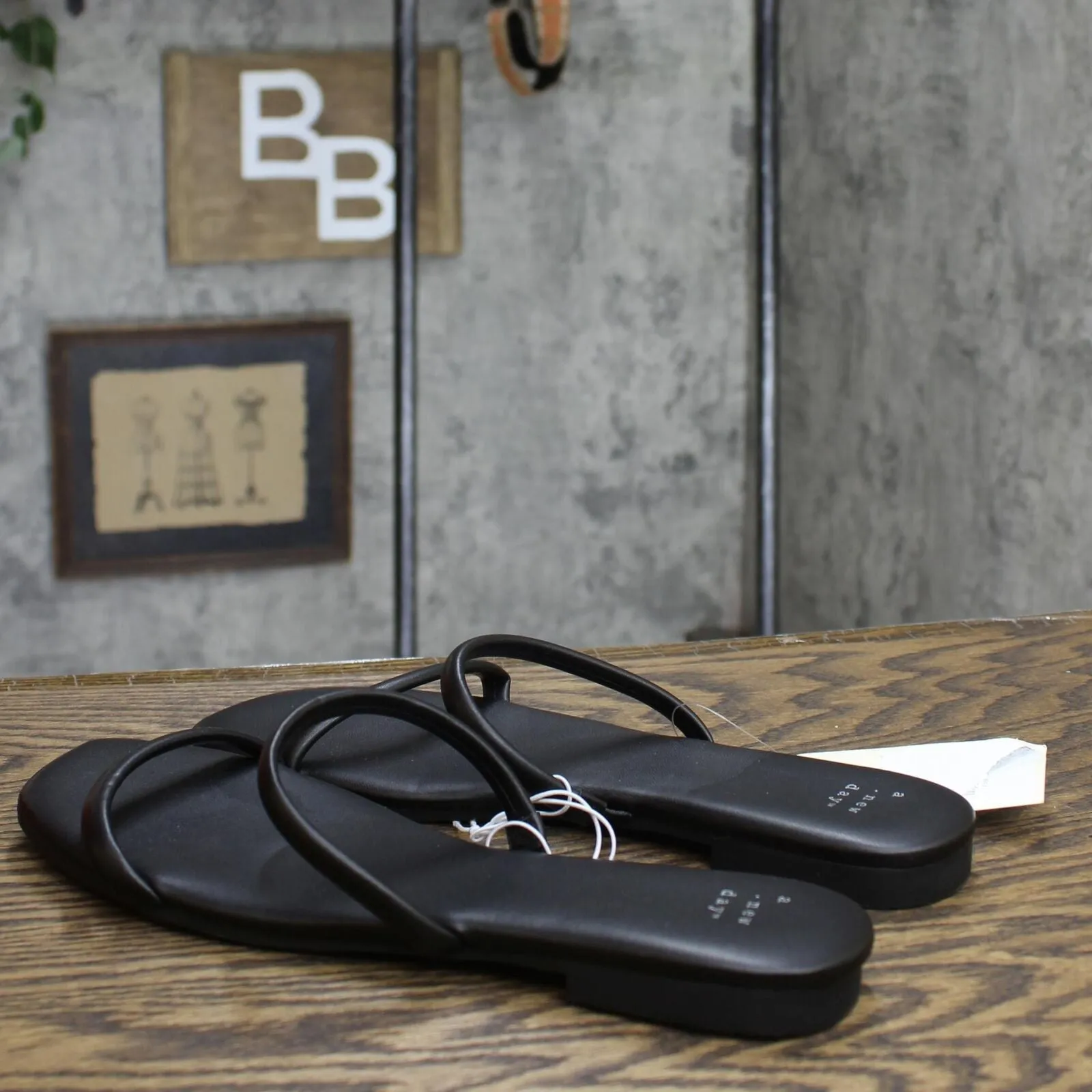 A New Day Women's Winnie Skinny Strap Sandals