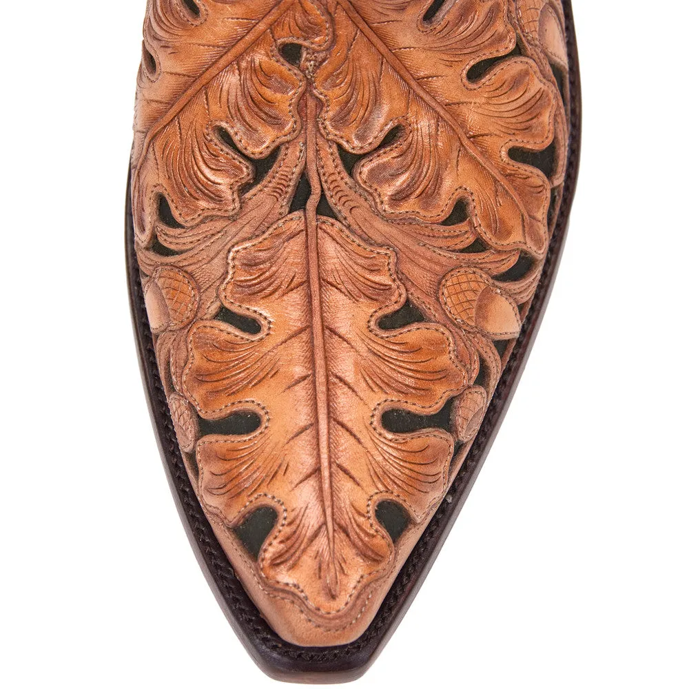 Acorn Oak Leaf Fully Tooled 12"