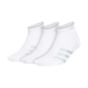 adidas Men's Superlite Low-Cut Socks 3 Pack (White)
