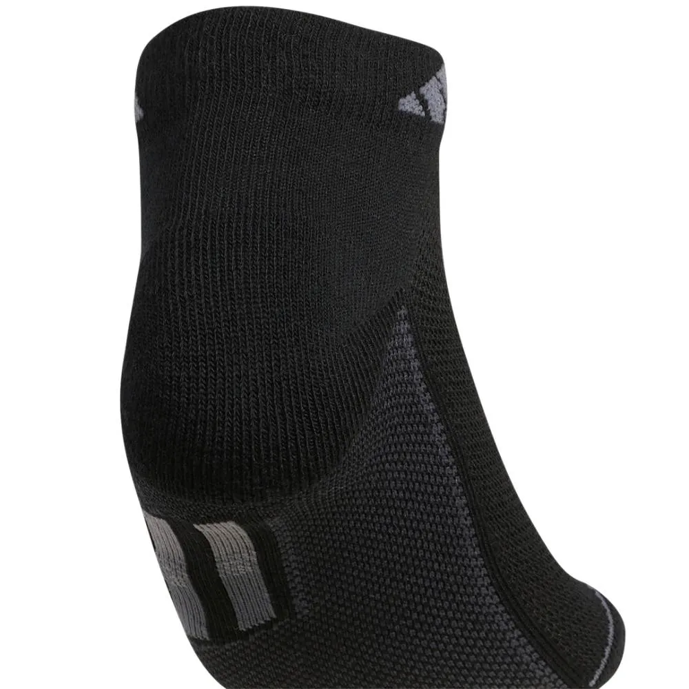 adidas Women's Superlite Low-Cut Socks 3 Pack (Black/White/Grey)