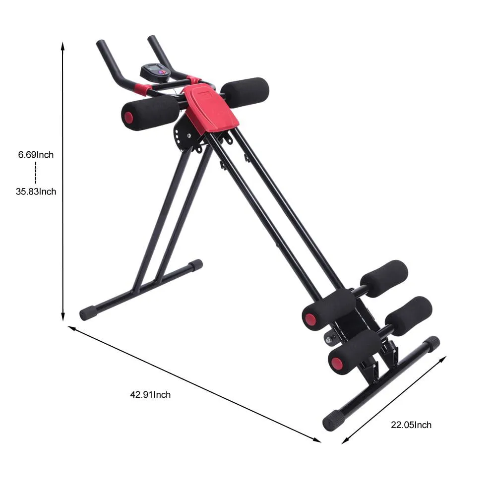 Adjustable Folding Abdominal Waist Power Cruncher