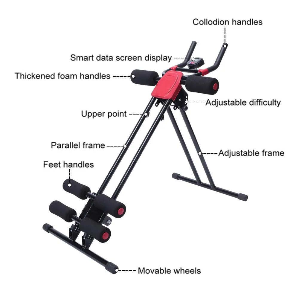 Adjustable Folding Abdominal Waist Power Cruncher