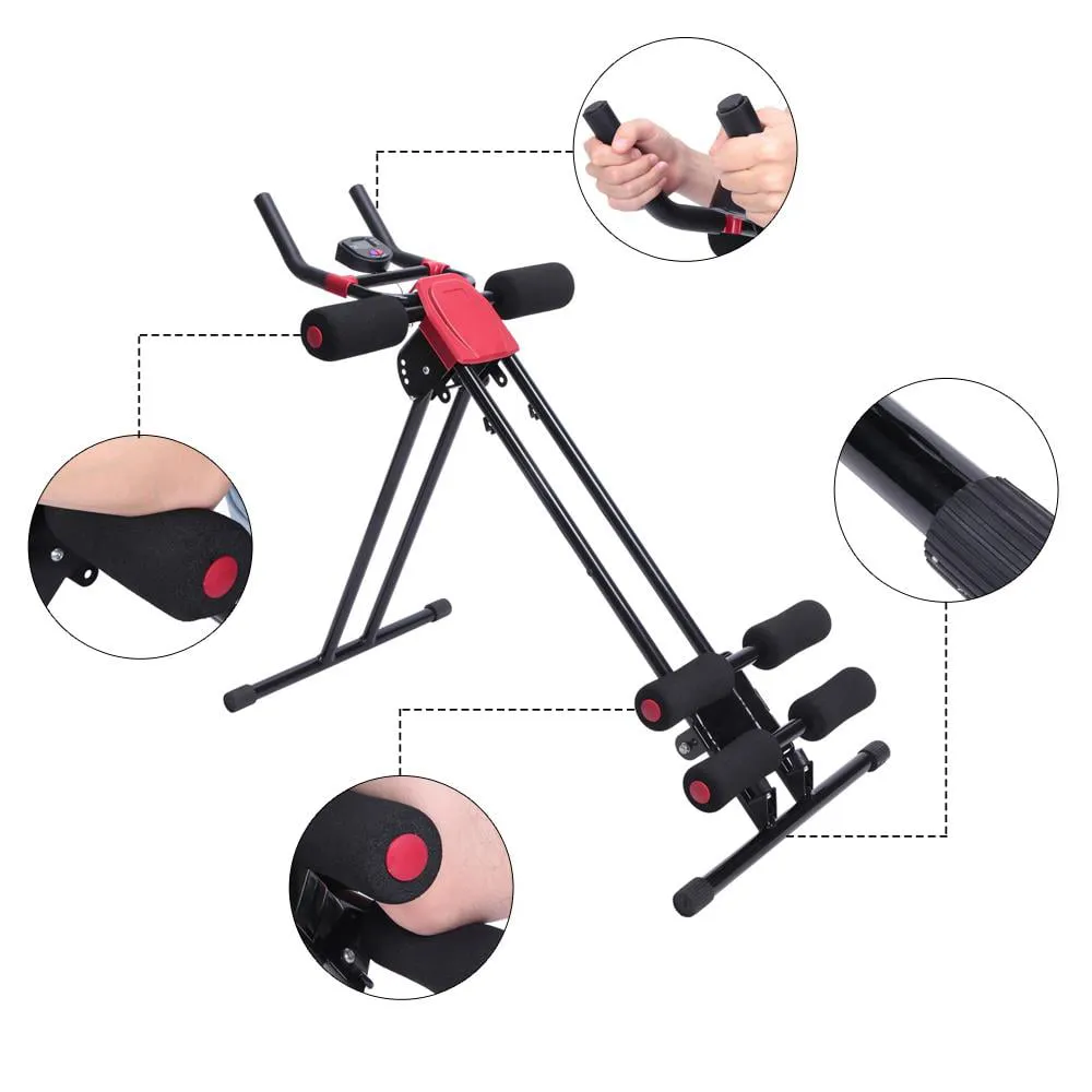 Adjustable Folding Abdominal Waist Power Cruncher