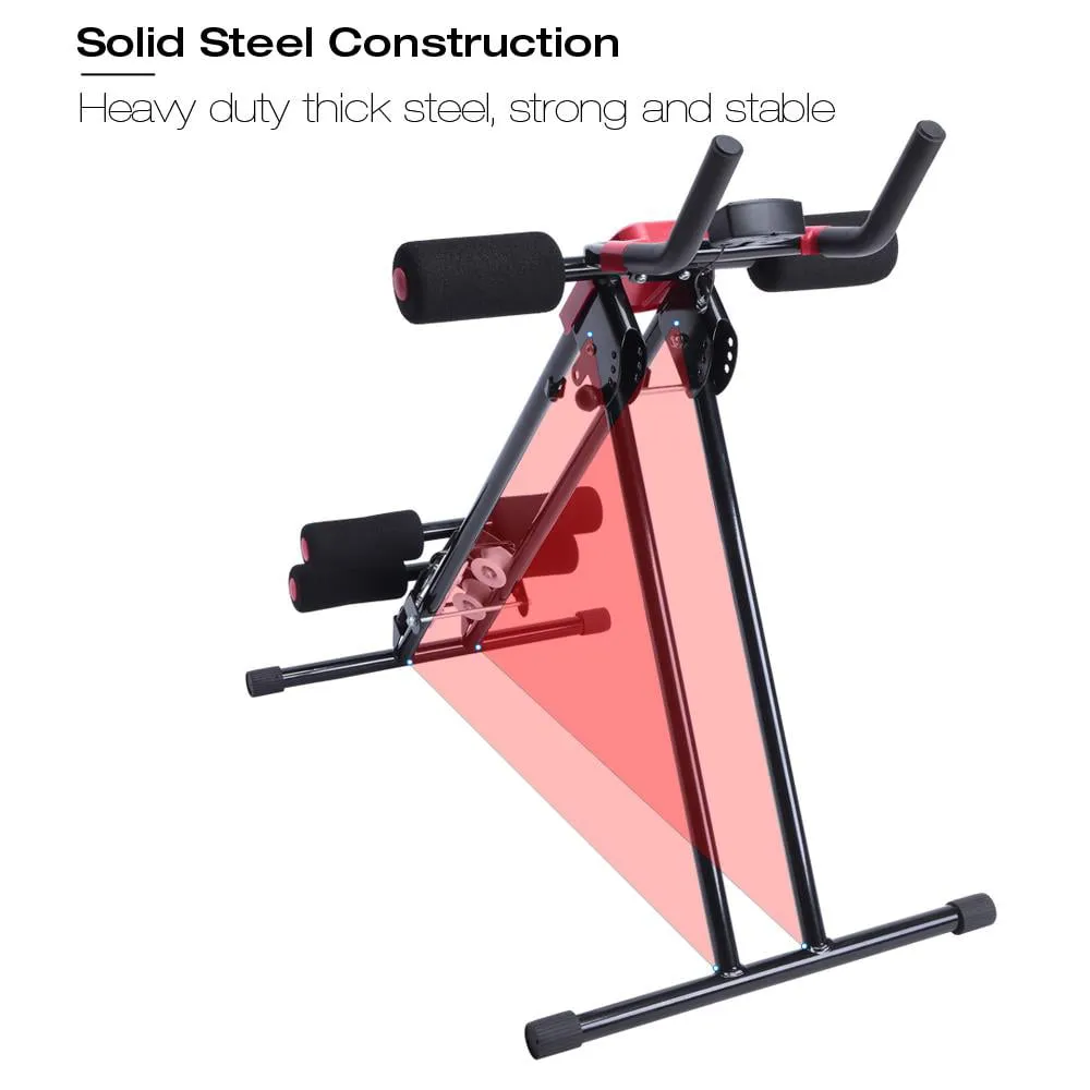 Adjustable Folding Abdominal Waist Power Cruncher