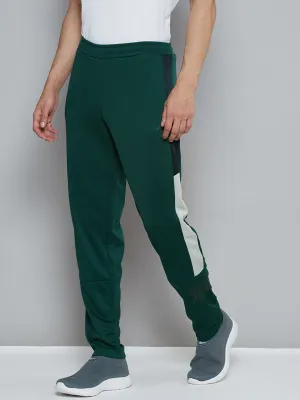 Alcis Men Green Solid Slim Fit Running Track Pants
