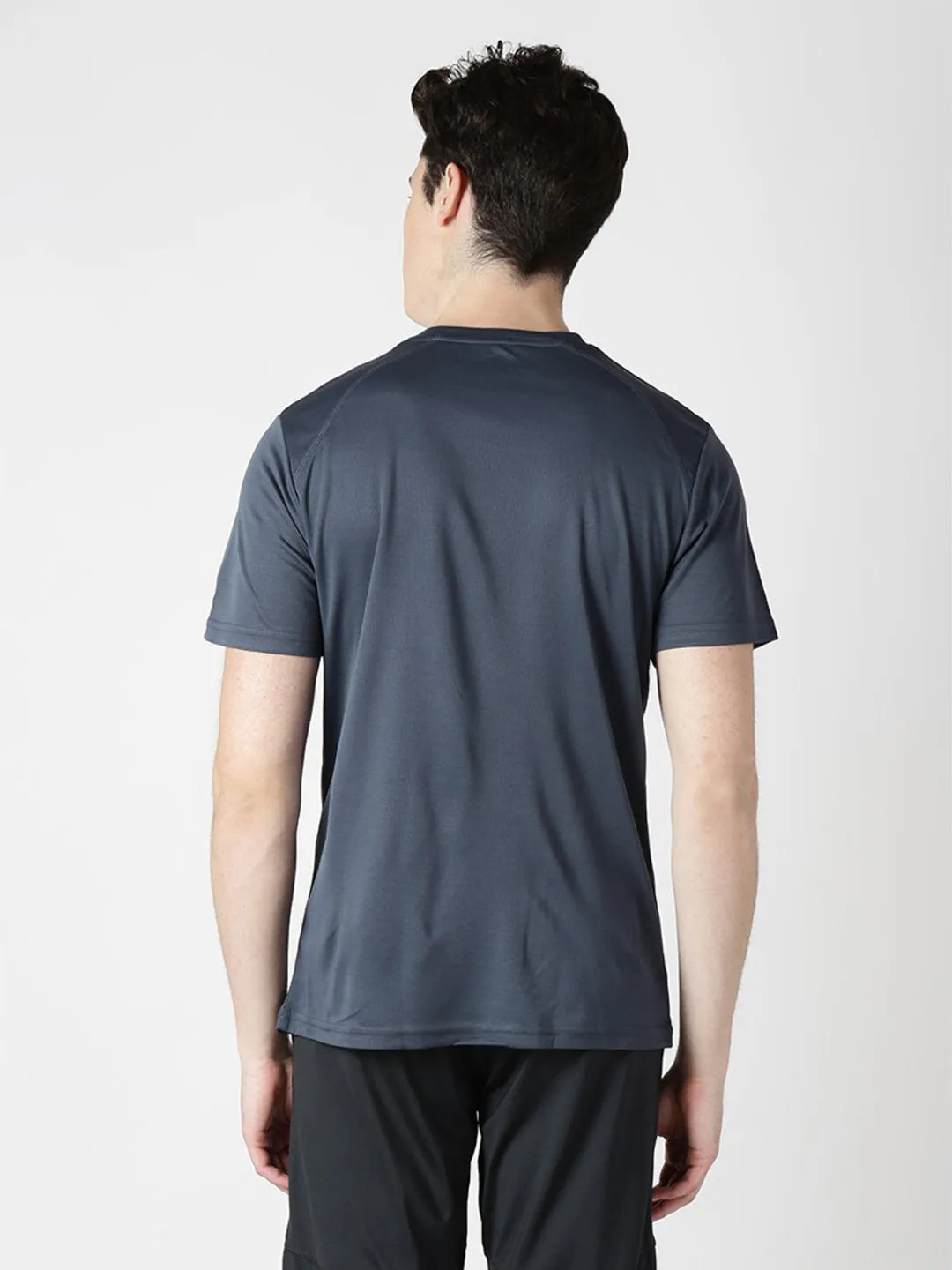 Alcis Mens Solid Pack of Two Round Neck T-Shirt MPCK02