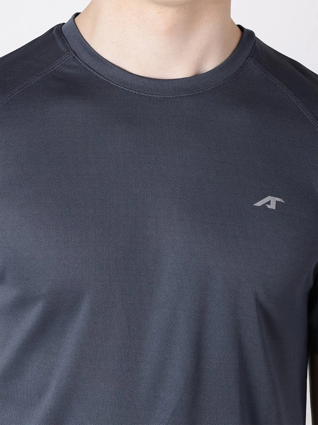 Alcis Mens Solid Pack of Two Round Neck T-Shirt MPCK02