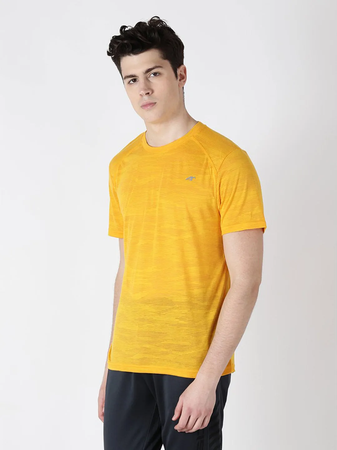 Alcis Mens Solid Pack of Two Round Neck T-Shirt MPCK02