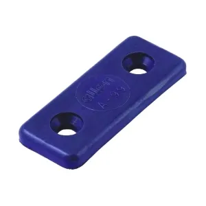 Allen Brothers Toe Strap Fixing Plate - Royal Blue- 91130