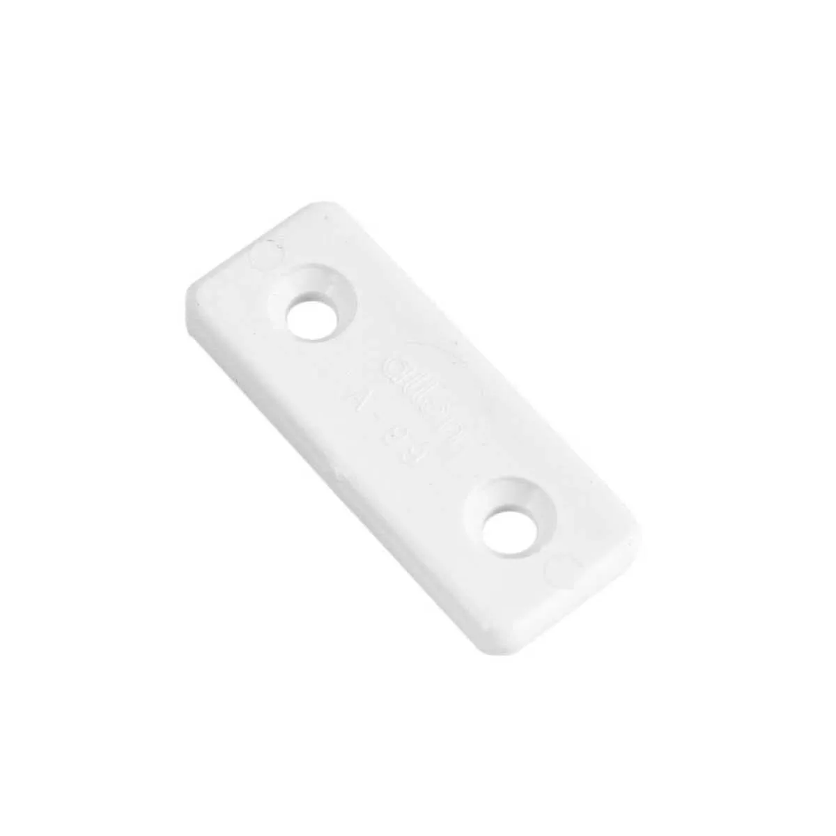 Allen Brothers Toe Strap Fixing Plate - White