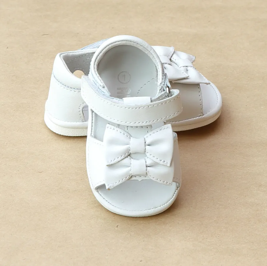 Angel Baby Girls Double Bow Sandal