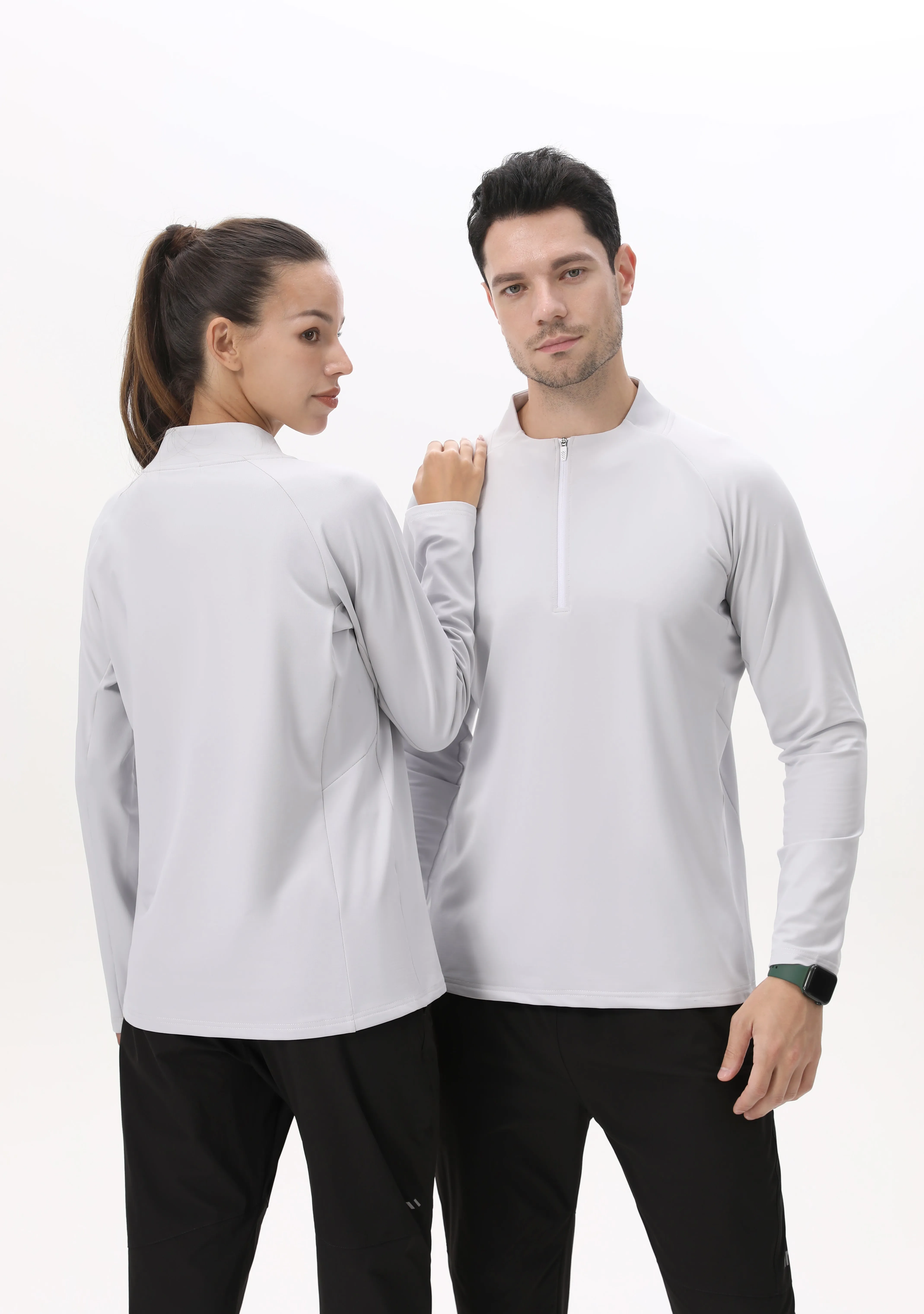 Anniou UV Sun Protection Half Zip Up Sweatshirt