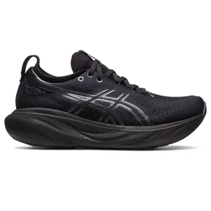 Asics Gel-Nimbus 25 (Womens) - Black/Graphite Grey