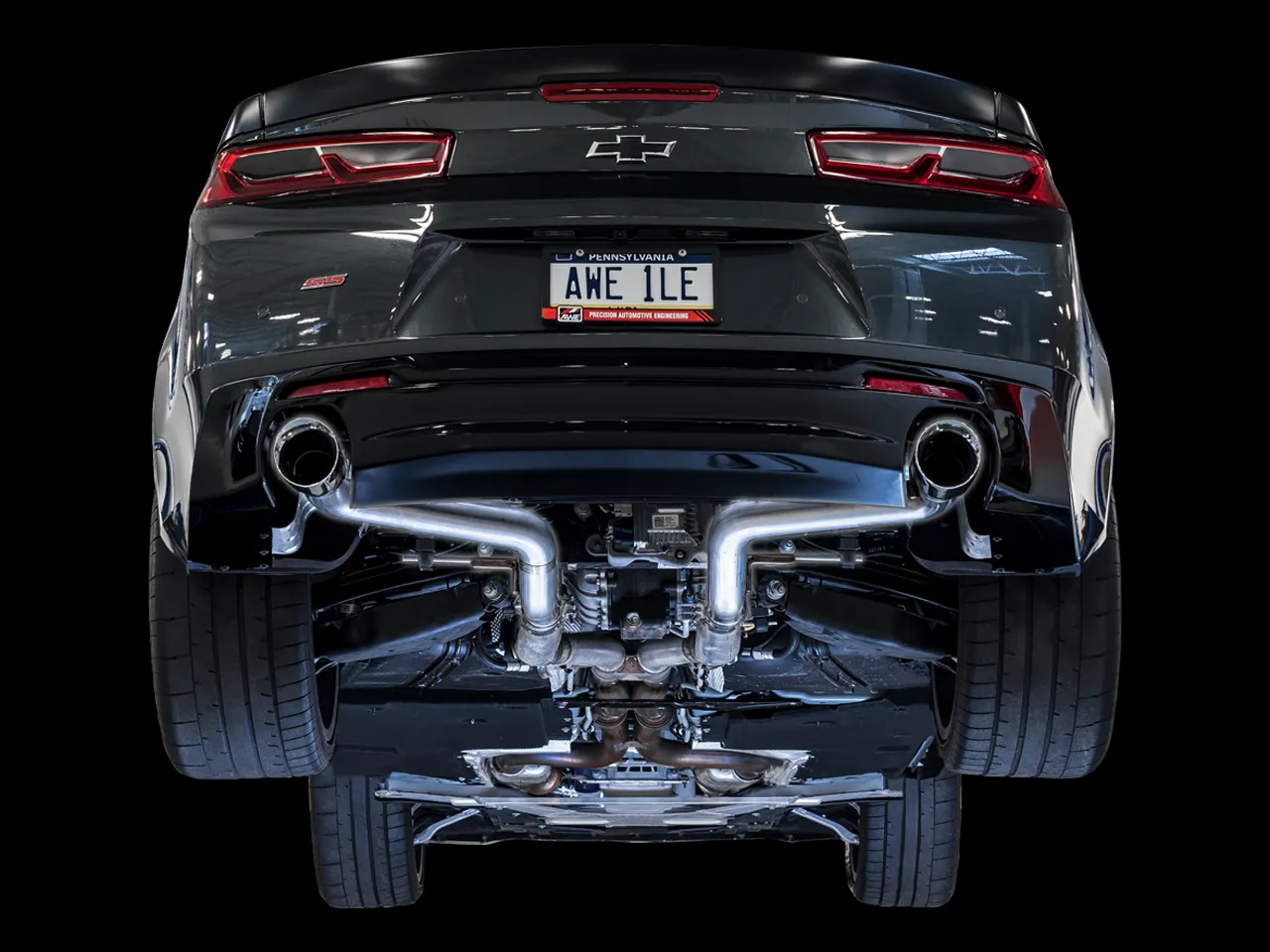 AWE TRACK EDITION AXLE-BACK EXHAUST - CHEVROLET CAMARO GEN6 SS / LT1 (DUAL TIPS)