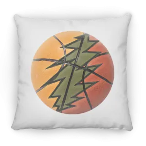 Basketball Bolt - Large Square Pillow