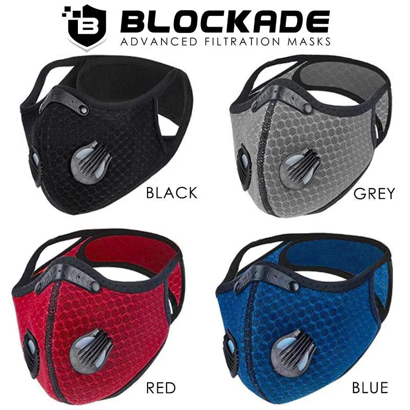 Blockade Face Mask Cool Mesh with replaceable filter  - Free Shipping - Free Pickup - In Stock
