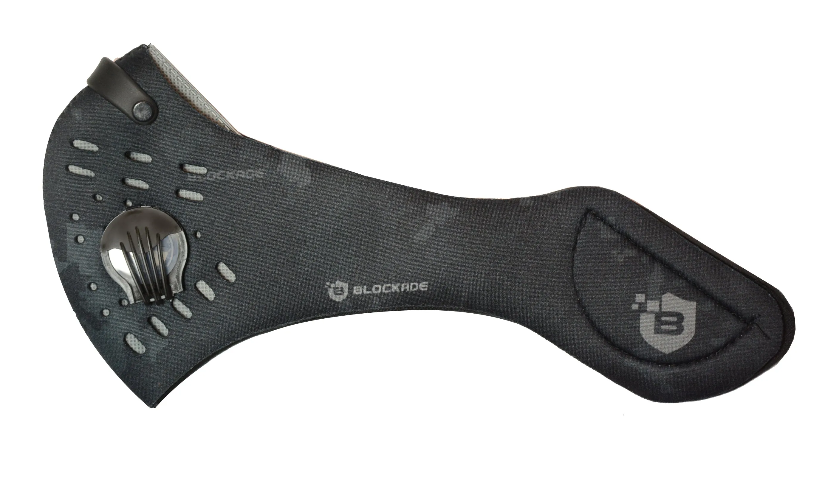 Blockade Face Masks Black Camo Night Ops with replaceable filter  - Free Shipping - Free Pickup - In Stock