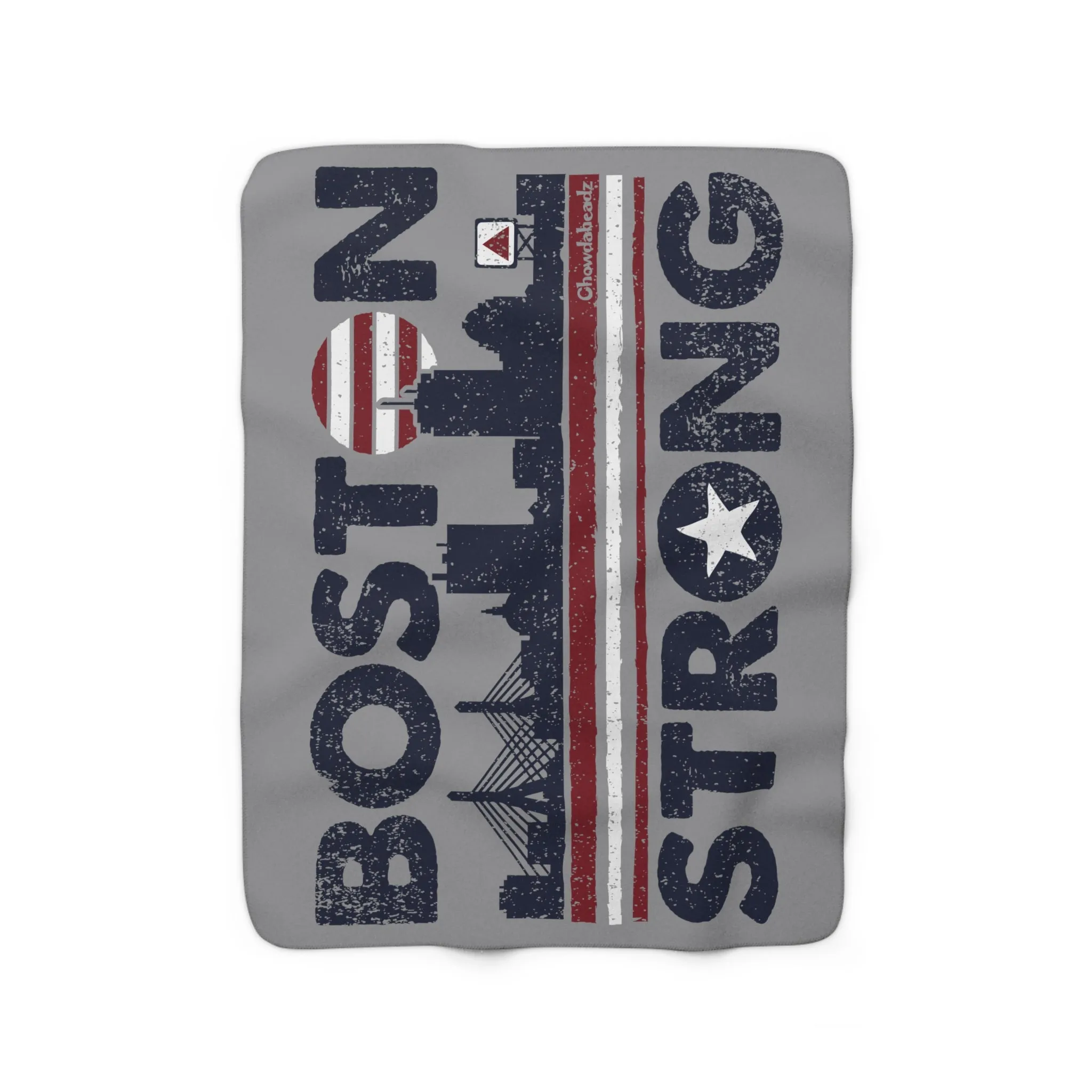 Boston Strong USA Sherpa Fleece Blanket
