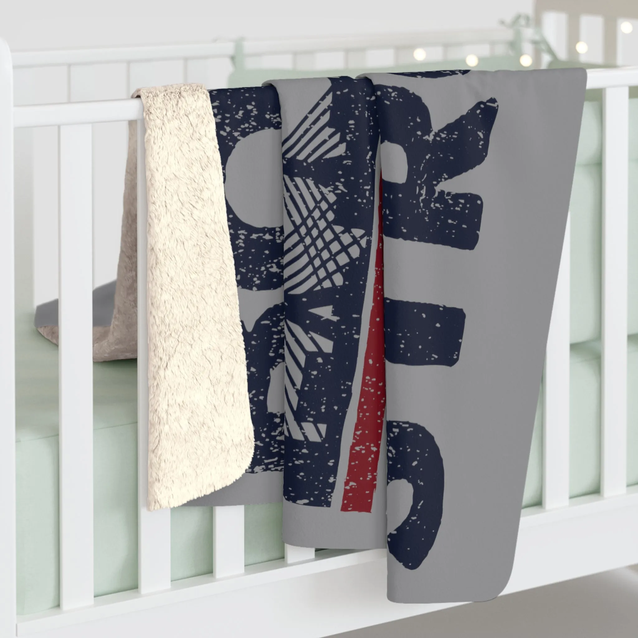 Boston Strong USA Sherpa Fleece Blanket