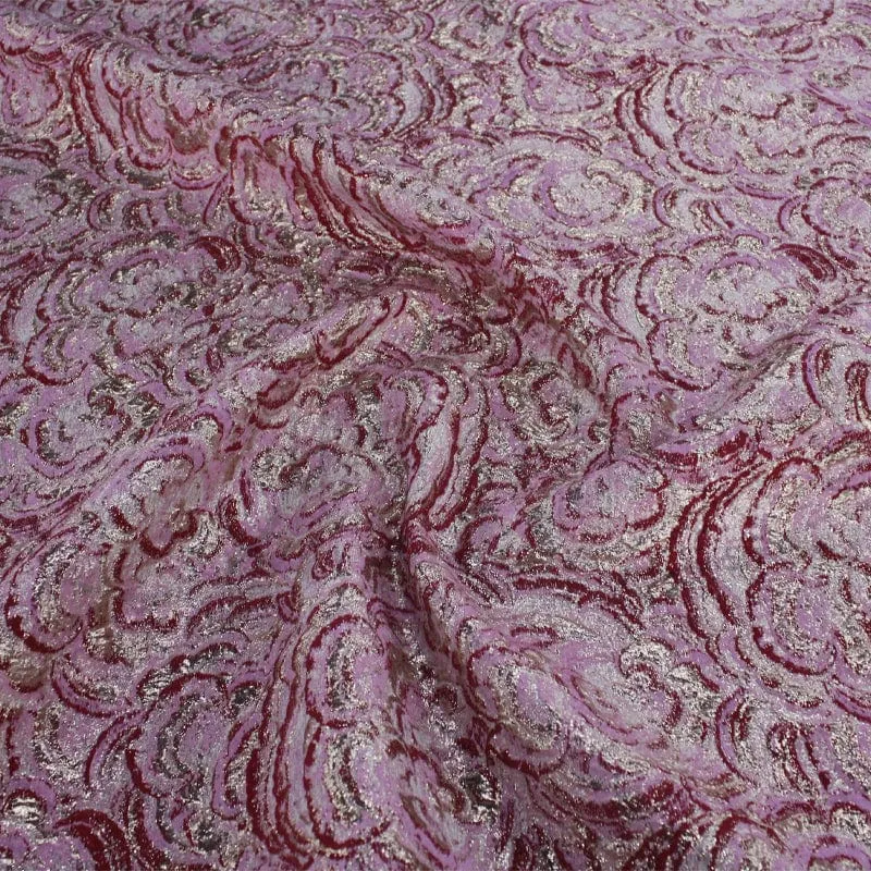Brocade Floral Embossed Fabric 150 cm
