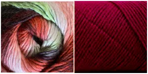 BURGUNDY   CROSSROADS - Embossed Natura Hat KIT