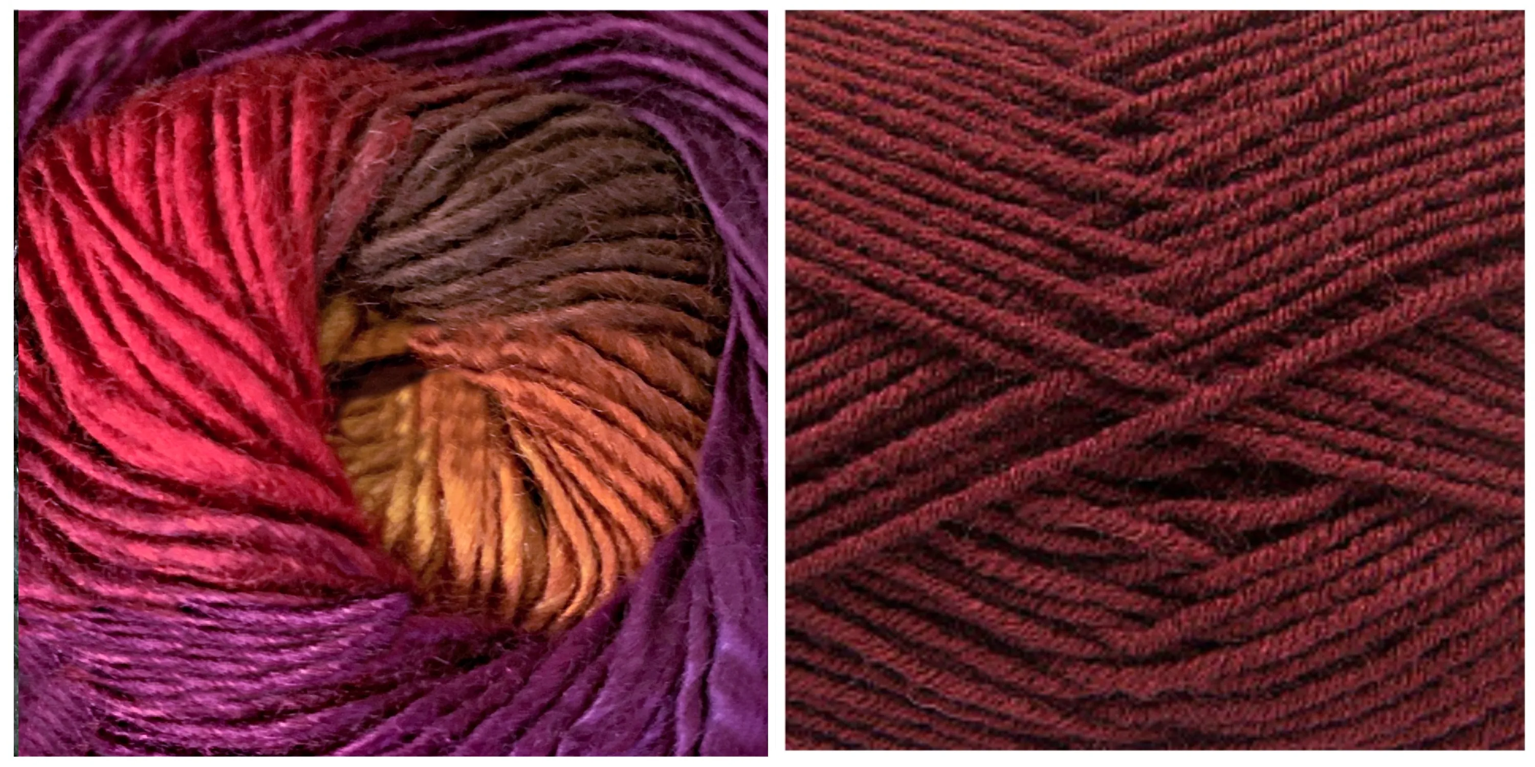 BURGUNDY   ORCHID - Embossed Phoenix Scarf KIT