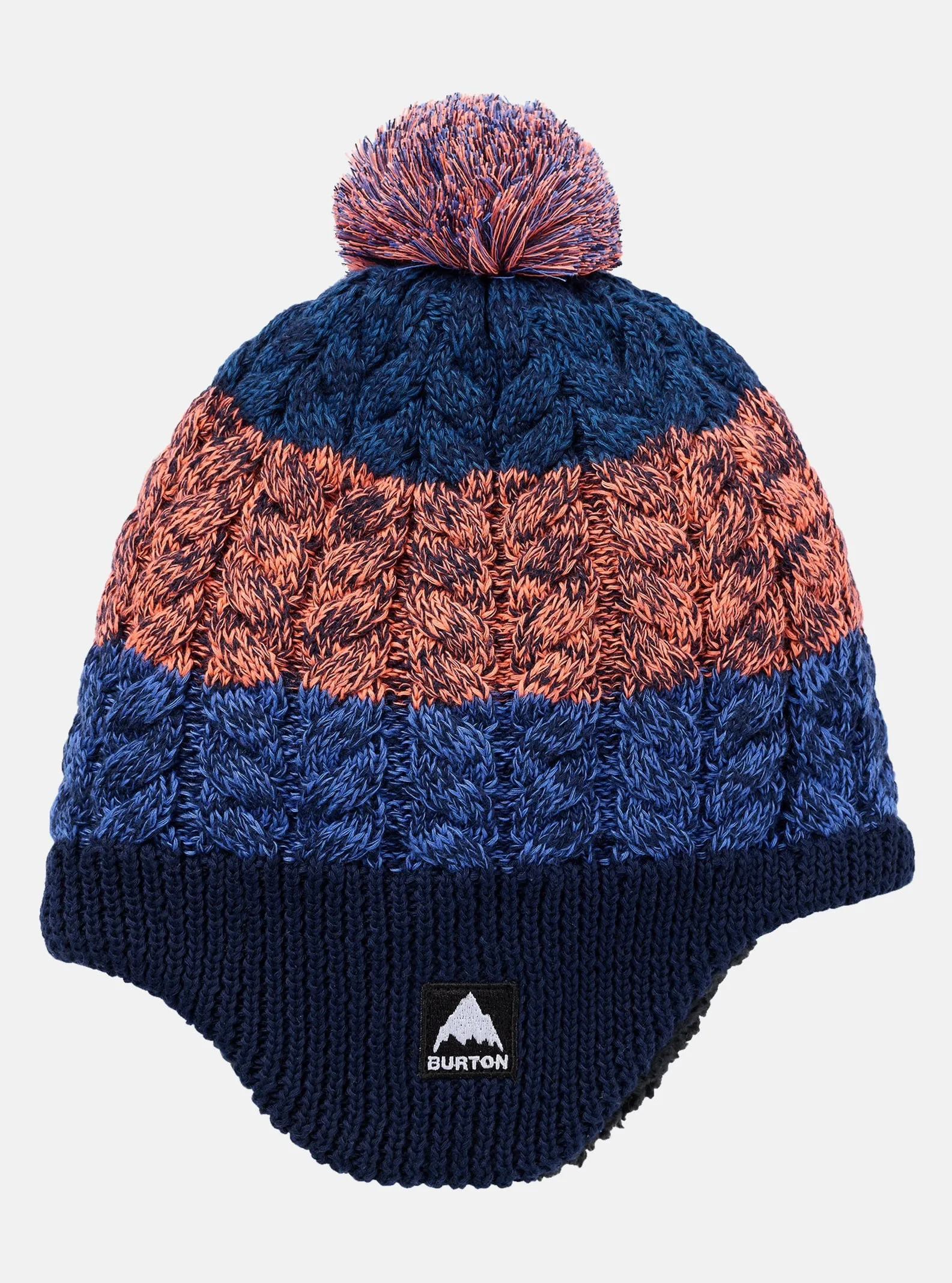 Burton Toddlers Fleece-Lined Earflap Beanie - Dress Blue