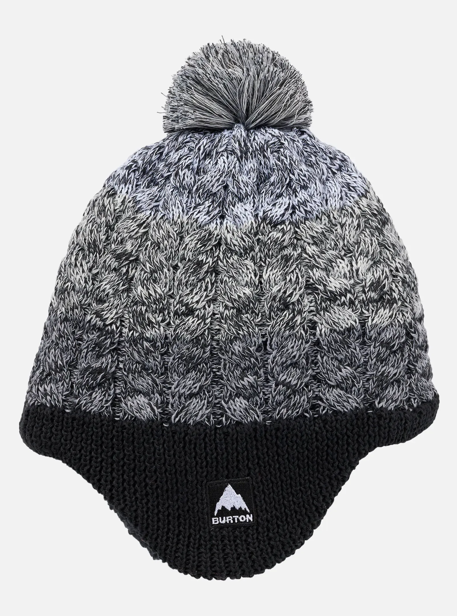 Burton Toddlers Fleece-Lined Earflap Beanie - True Black