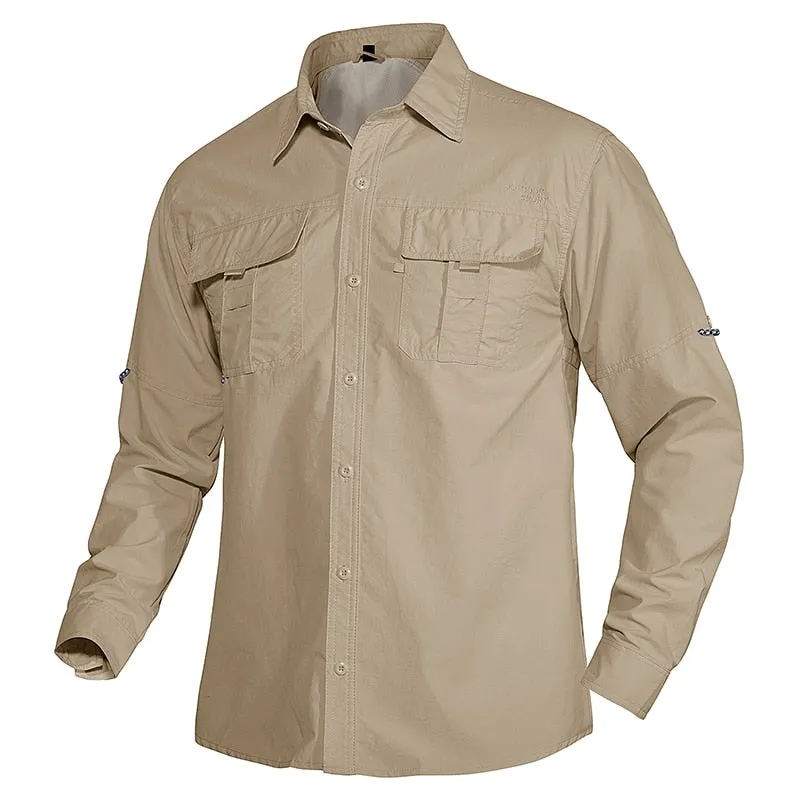 Camisa de Pesca PREMIUM com Proteção Solar UV 50 - Frete Grátis