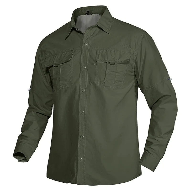 Camisa de Pesca PREMIUM com Proteção Solar UV 50 - Frete Grátis
