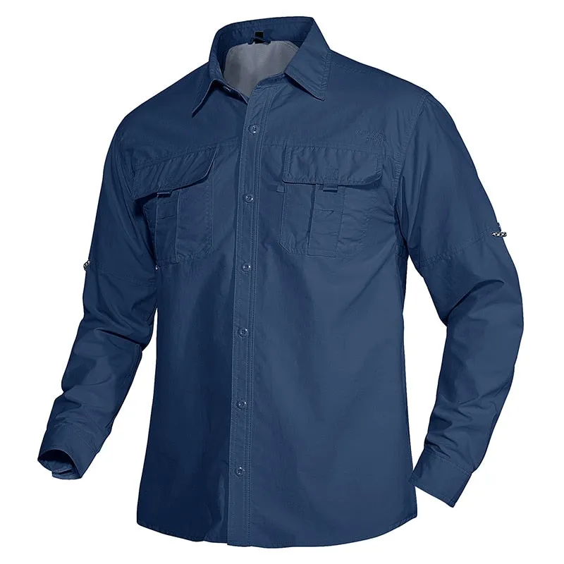 Camisa de Pesca PREMIUM com Proteção Solar UV 50 - Frete Grátis