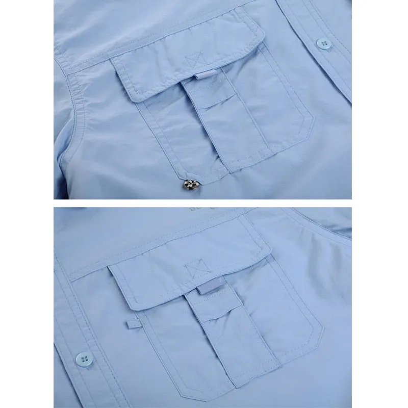 Camisa de Pesca PREMIUM com Proteção Solar UV 50 - Frete Grátis