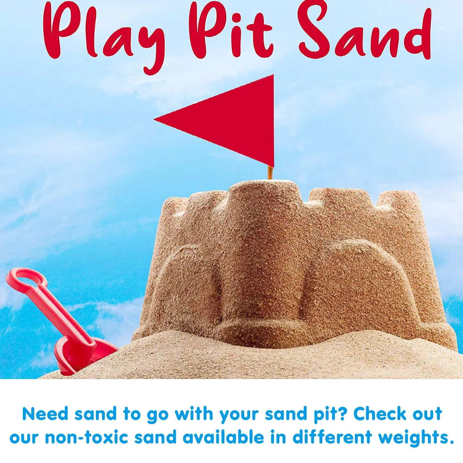 Childrens Non-Allergenic Natural Wooden Sandpit with Lid and Seats | Outdoor Kids Sandpit | Optional Waterproof Cover | 97 x 97 x 20 cm