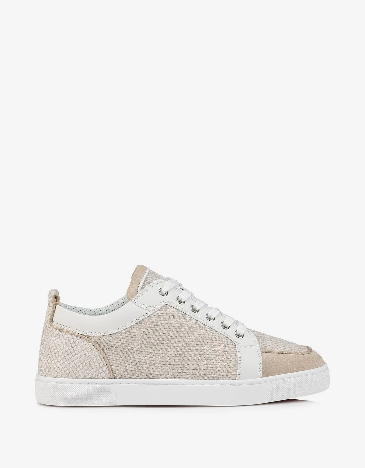 Christian Louboutin Rantulow Natural Brown Trainers -