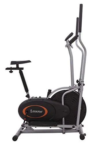 Cockatoo Ob-06 Elliptical Cross Trainer, Exercise Bike(1 Year Warranty, Free Installation Assistance), Steel, Multicolour