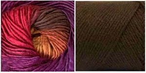 COFFEE   ORCHID - Embossed Phoenix Scarf KIT