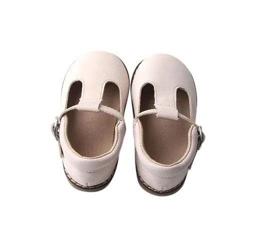 Cream - Classic T-Bar - US Size 5-10 - Hard Sole