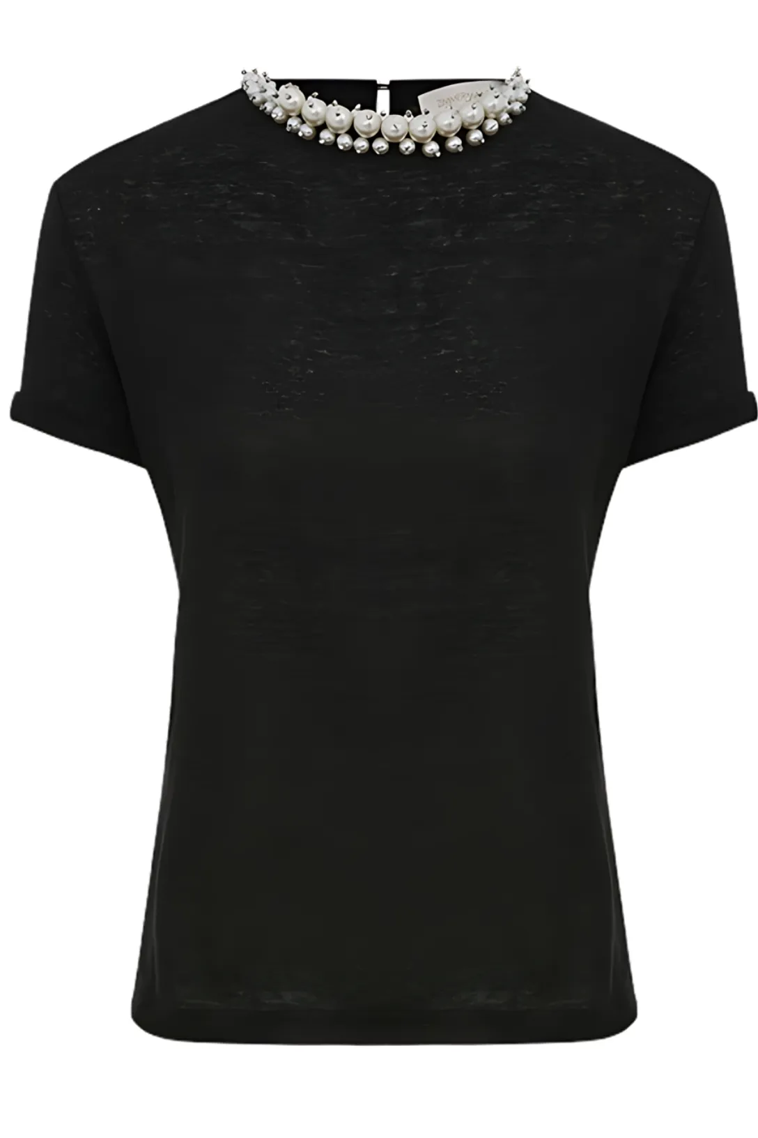 Crush Embellished Tee | Black