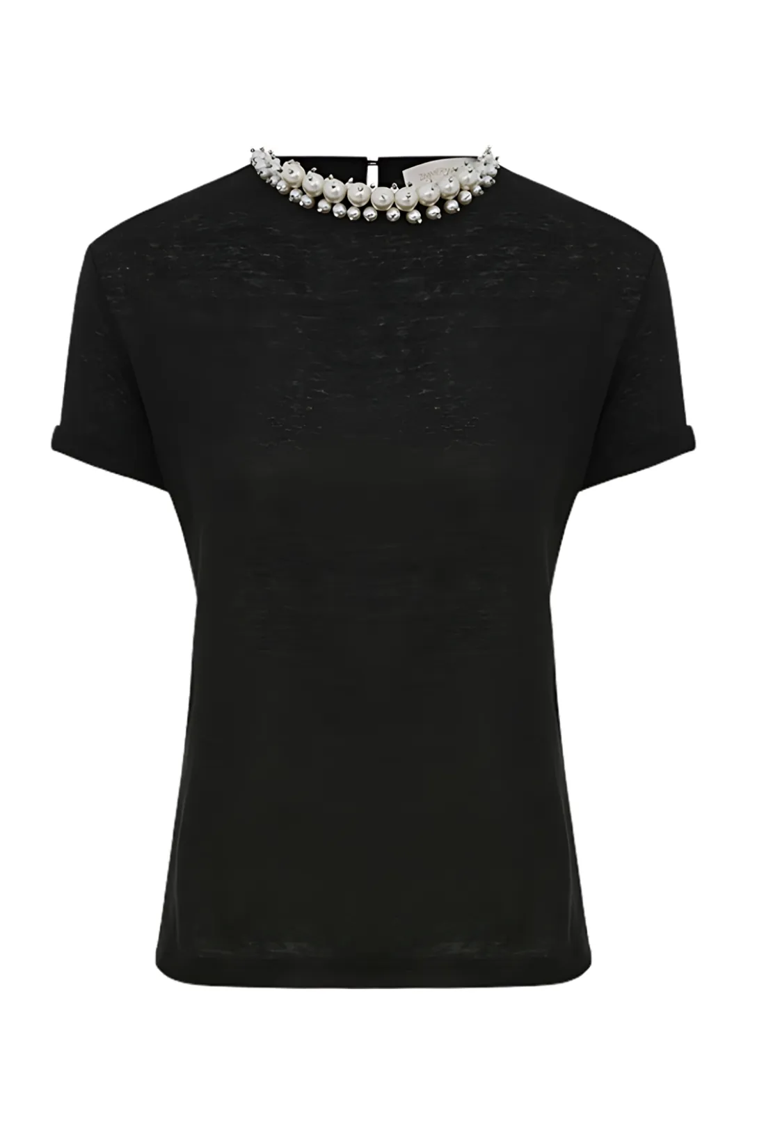 Crush Embellished Tee | Black