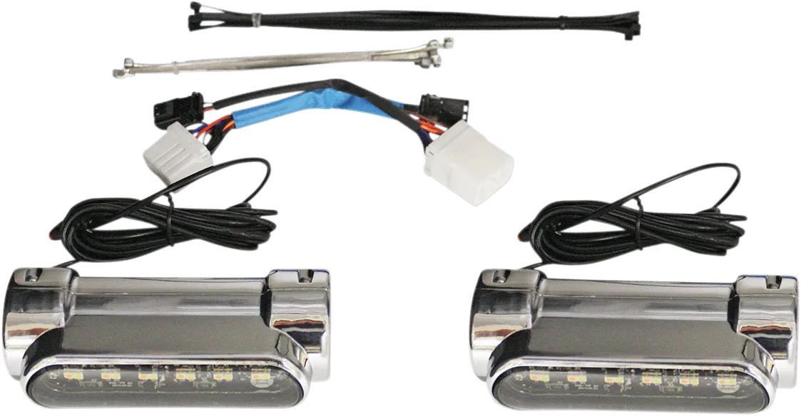 Custom Dynamics CD-CB-AW-SS8-C Engine Guard LED - Chrome