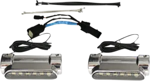 Custom Dynamics CD-CB-AW-SS8-C Engine Guard LED - Chrome
